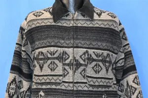 80s Woolrich Gray Geometric Zip Up Jacket Women's Medium