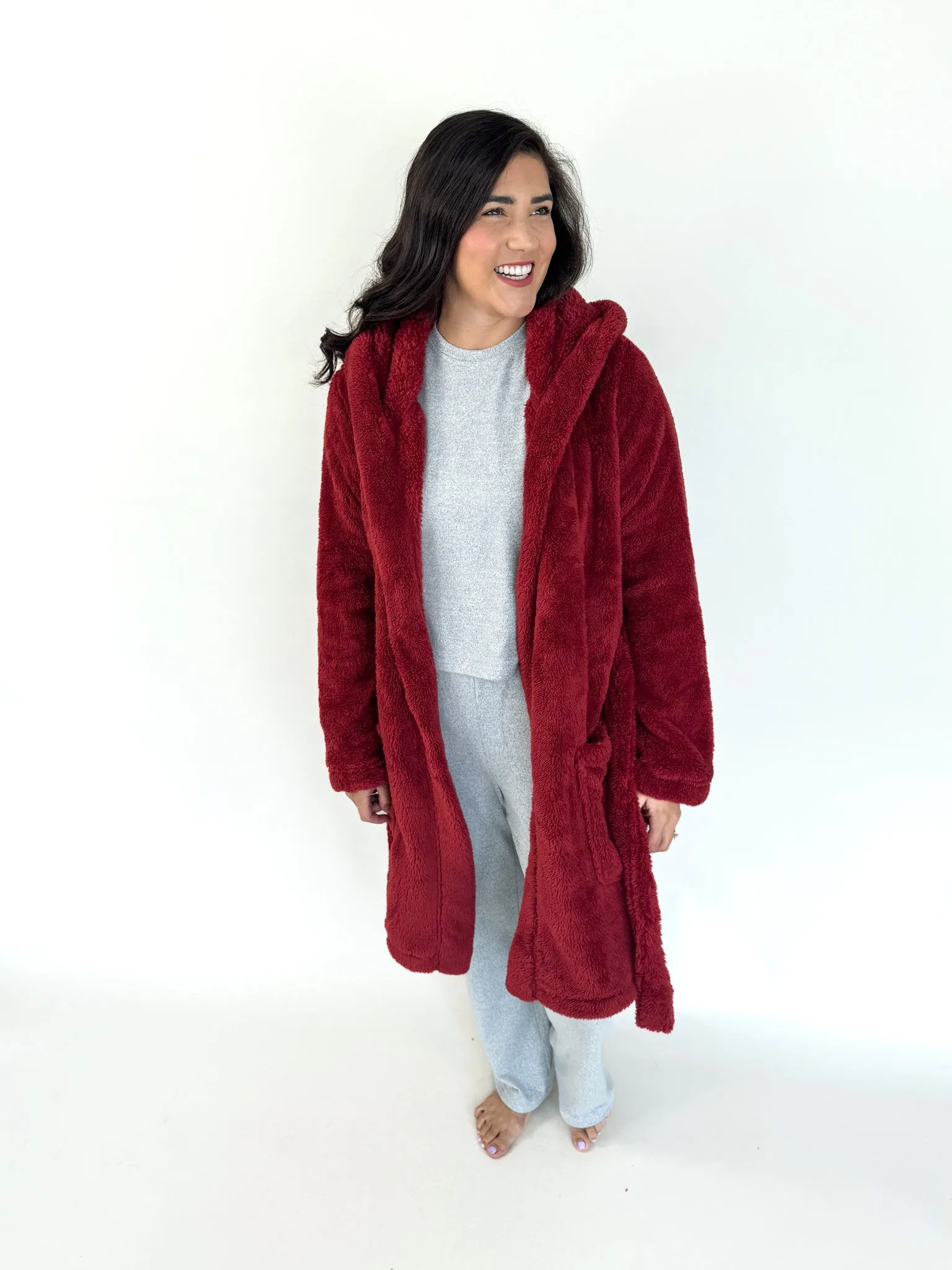 Aarti Plush Short Robe