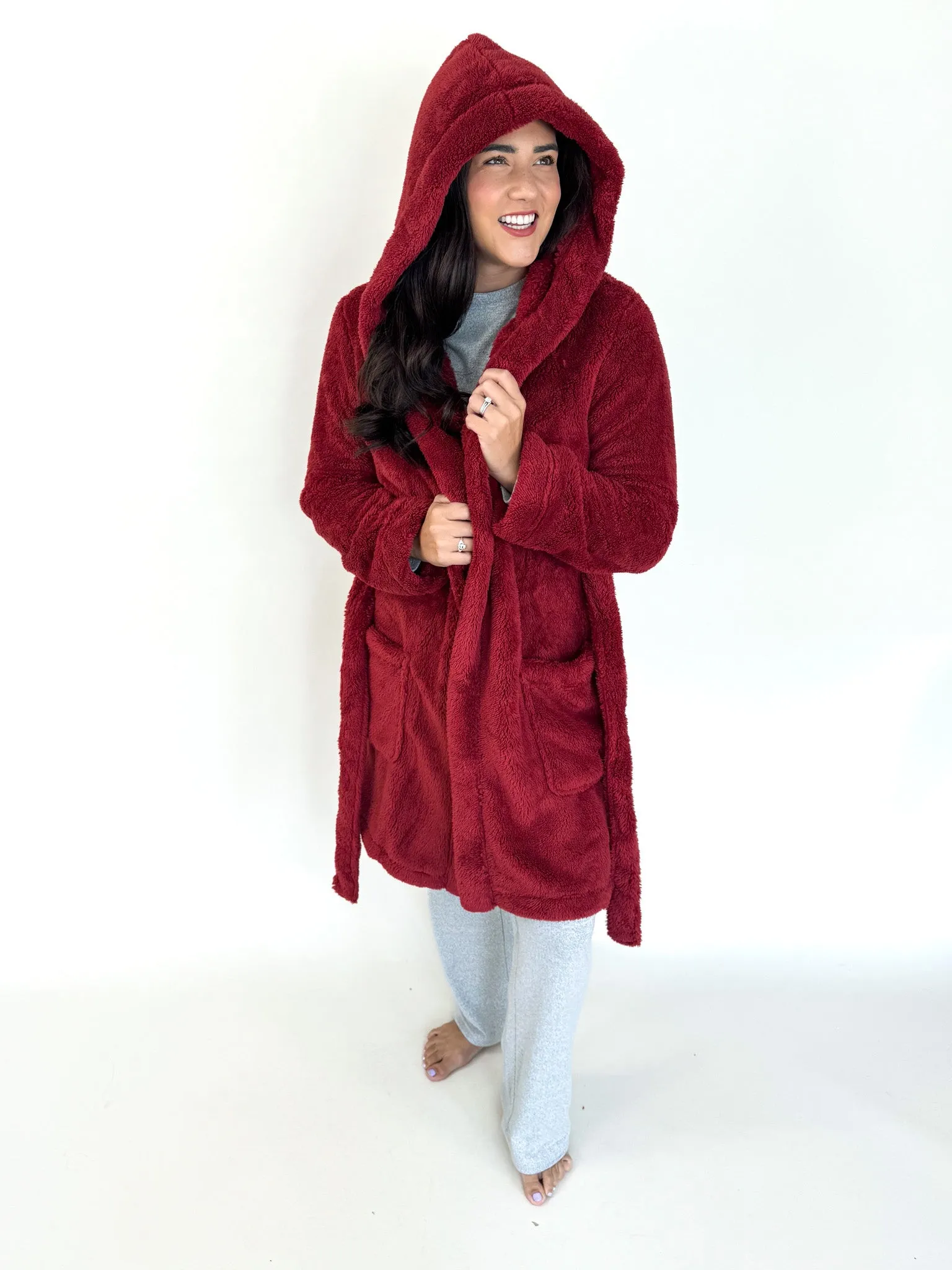 Aarti Plush Short Robe