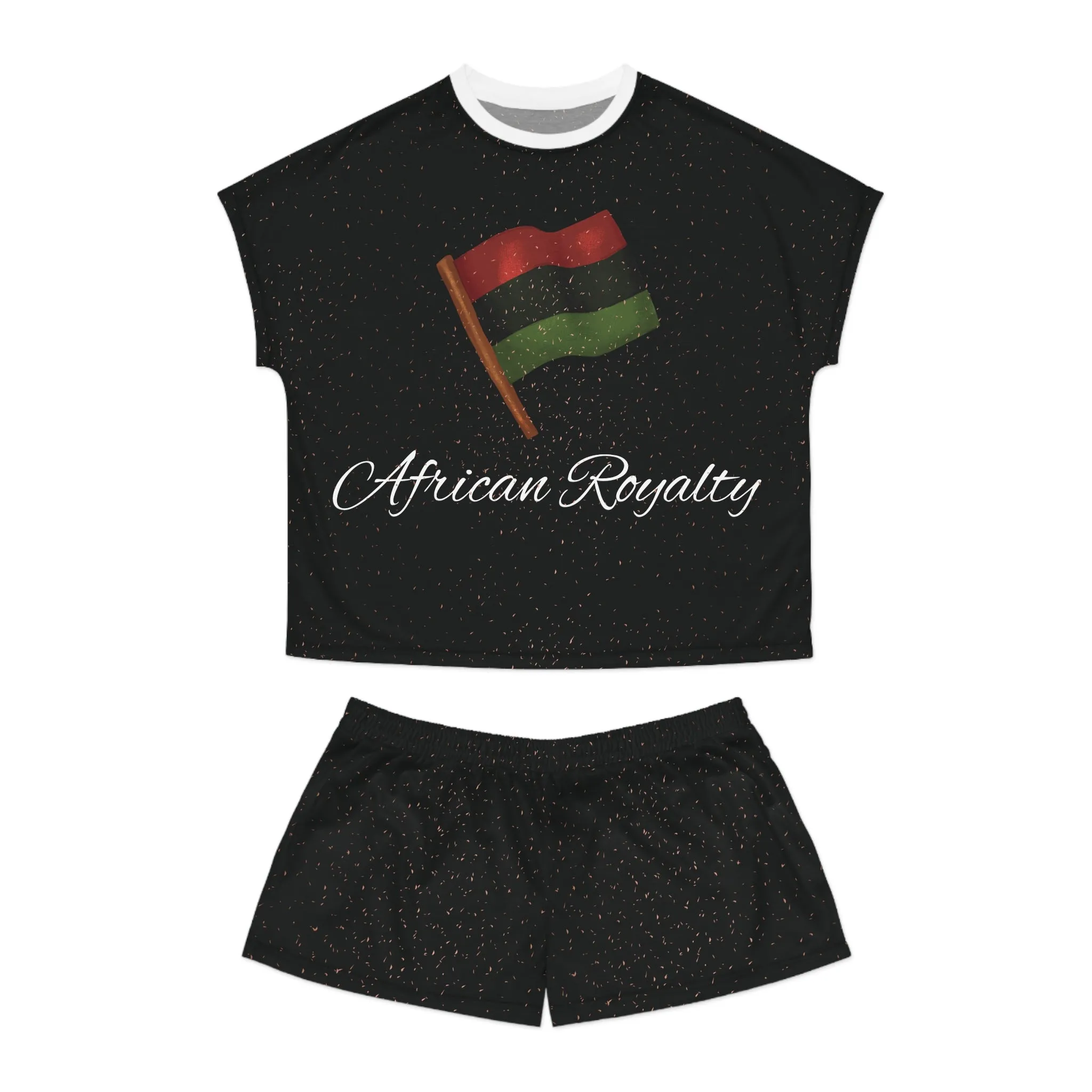 African Royalty Womens Pajama Set | Black Pride Lounge Set | Kwanzaa-Themed Sleepwear & Gift