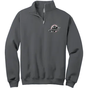 Allegheny Badgers NuBlend 1/4-Zip Cadet Collar Sweatshirt