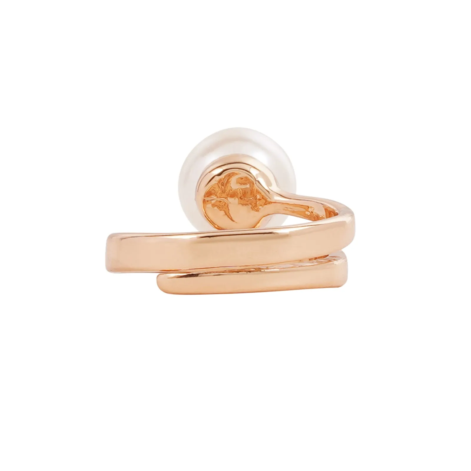Aquamarina Pearl Gold Ring