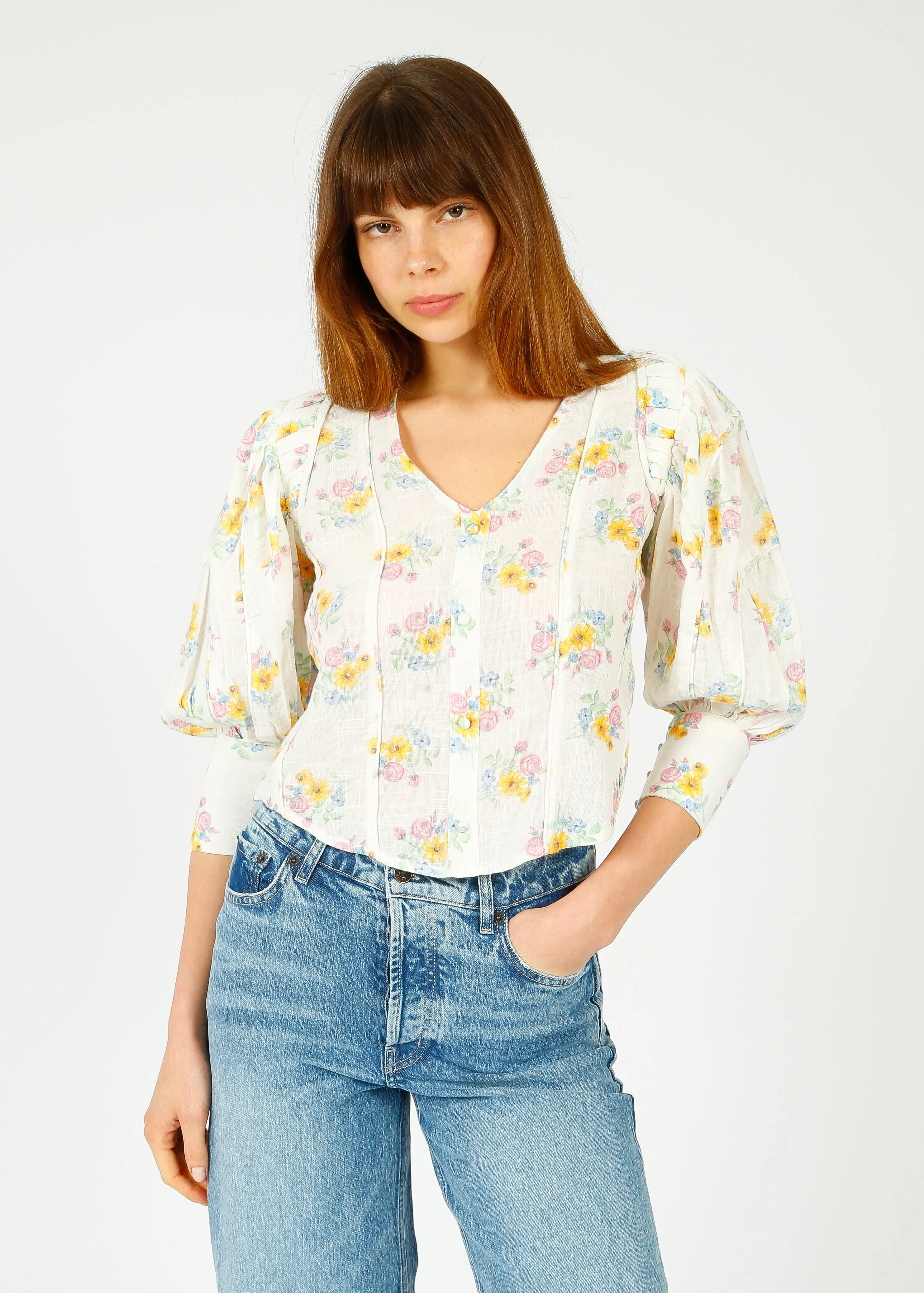 BER Cieldo Blouse in Summer Print