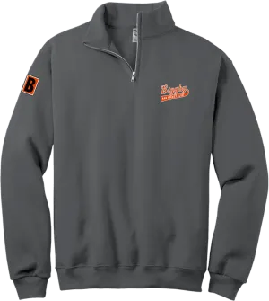 Biggby Coffee AAA NuBlend 1/4-Zip Cadet Collar Sweatshirt