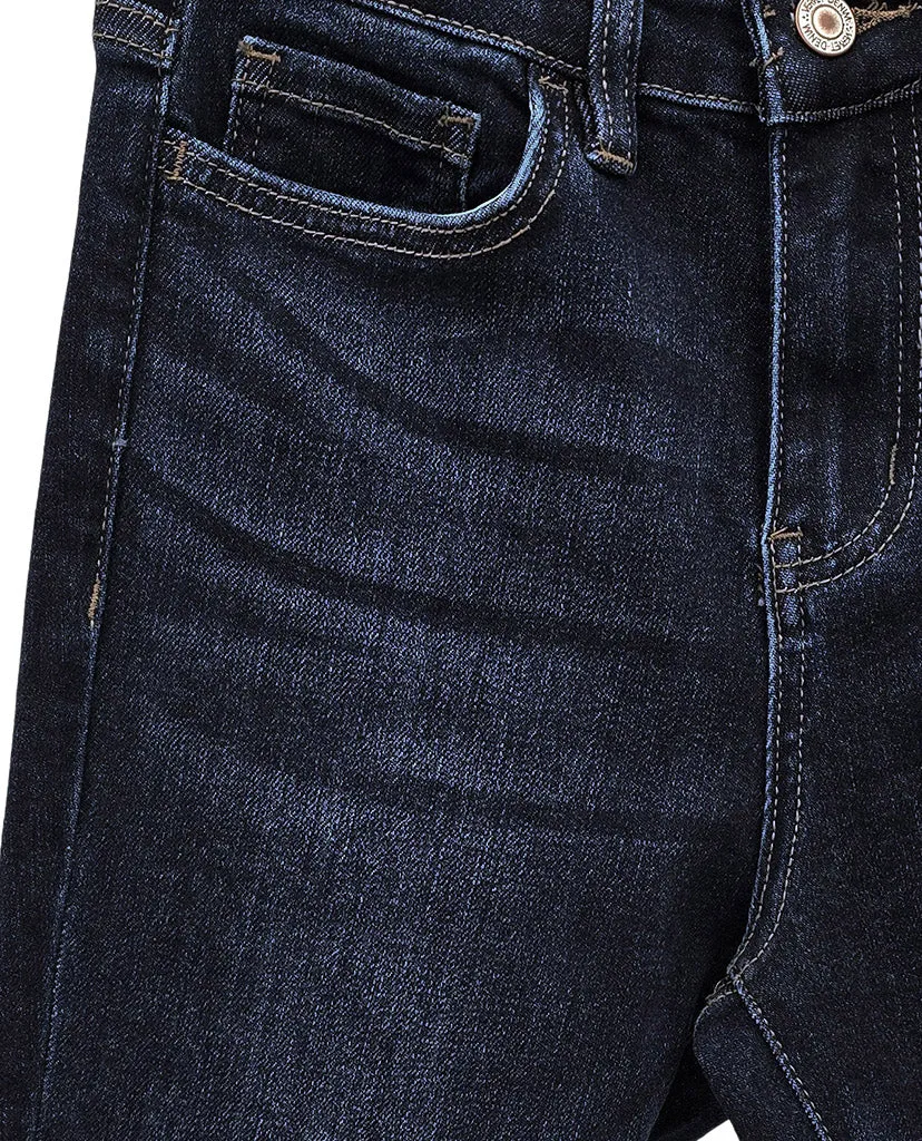 Dive Into The Dark Blue Skinny Jeans - Dark Blue Denim