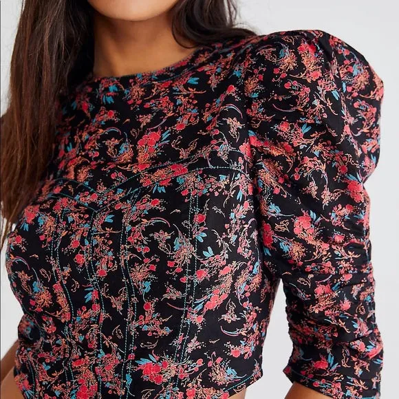 Free People Monica Cropped Top