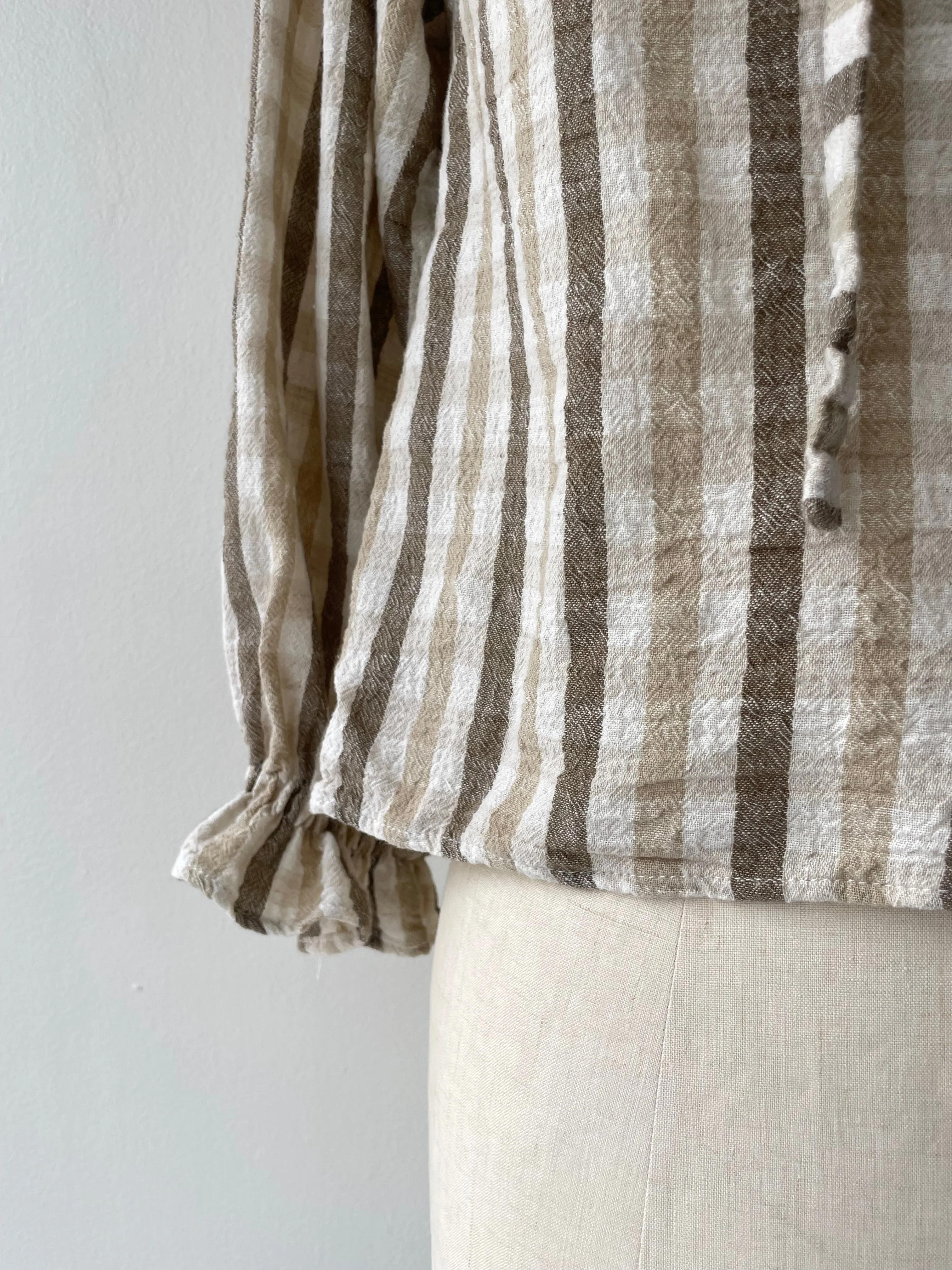 Gingham Cropped Top