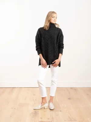 james turtleneck - charcoal