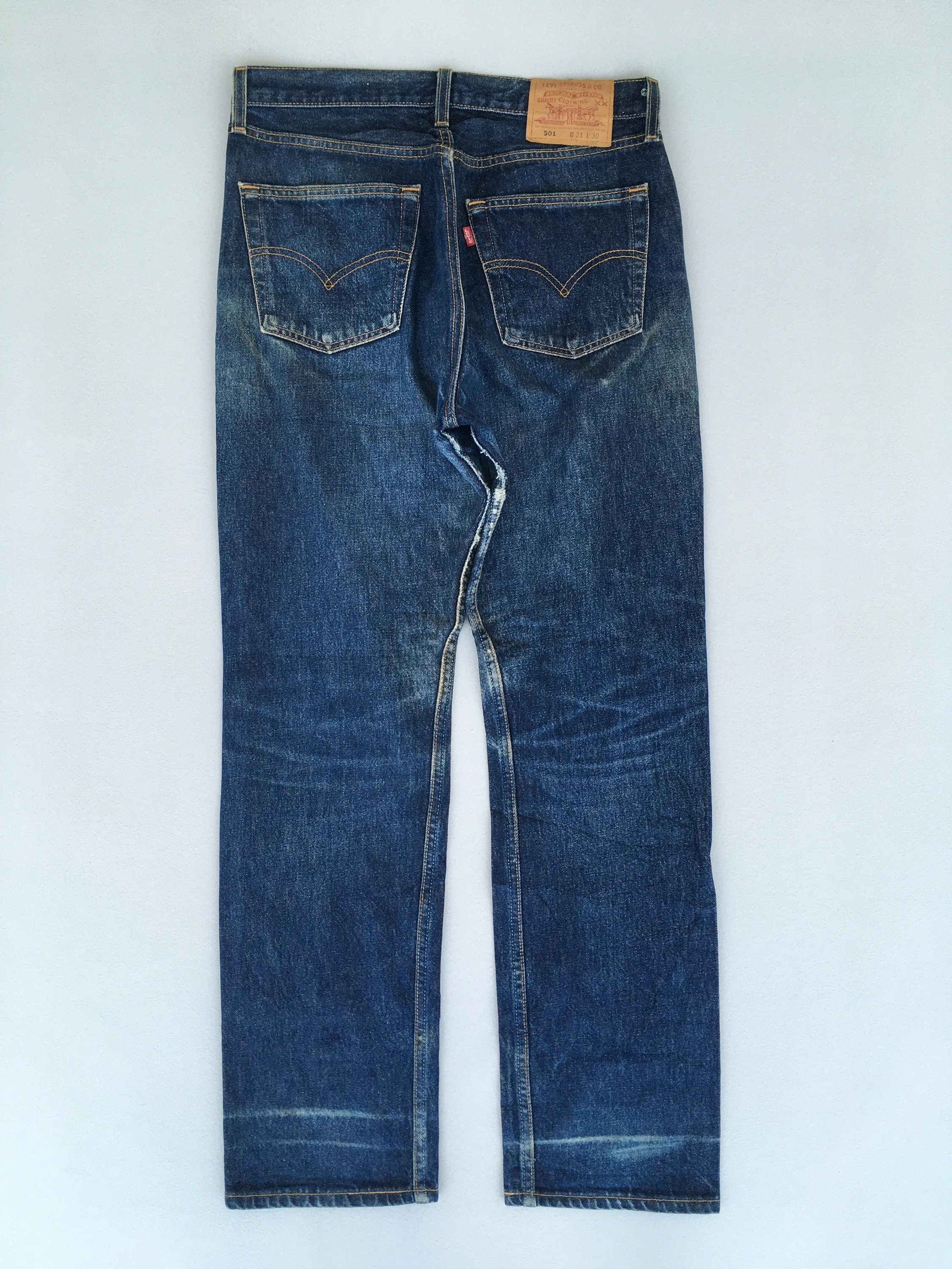 Levi's 501 Indigo Blue Jeans Size 30x30