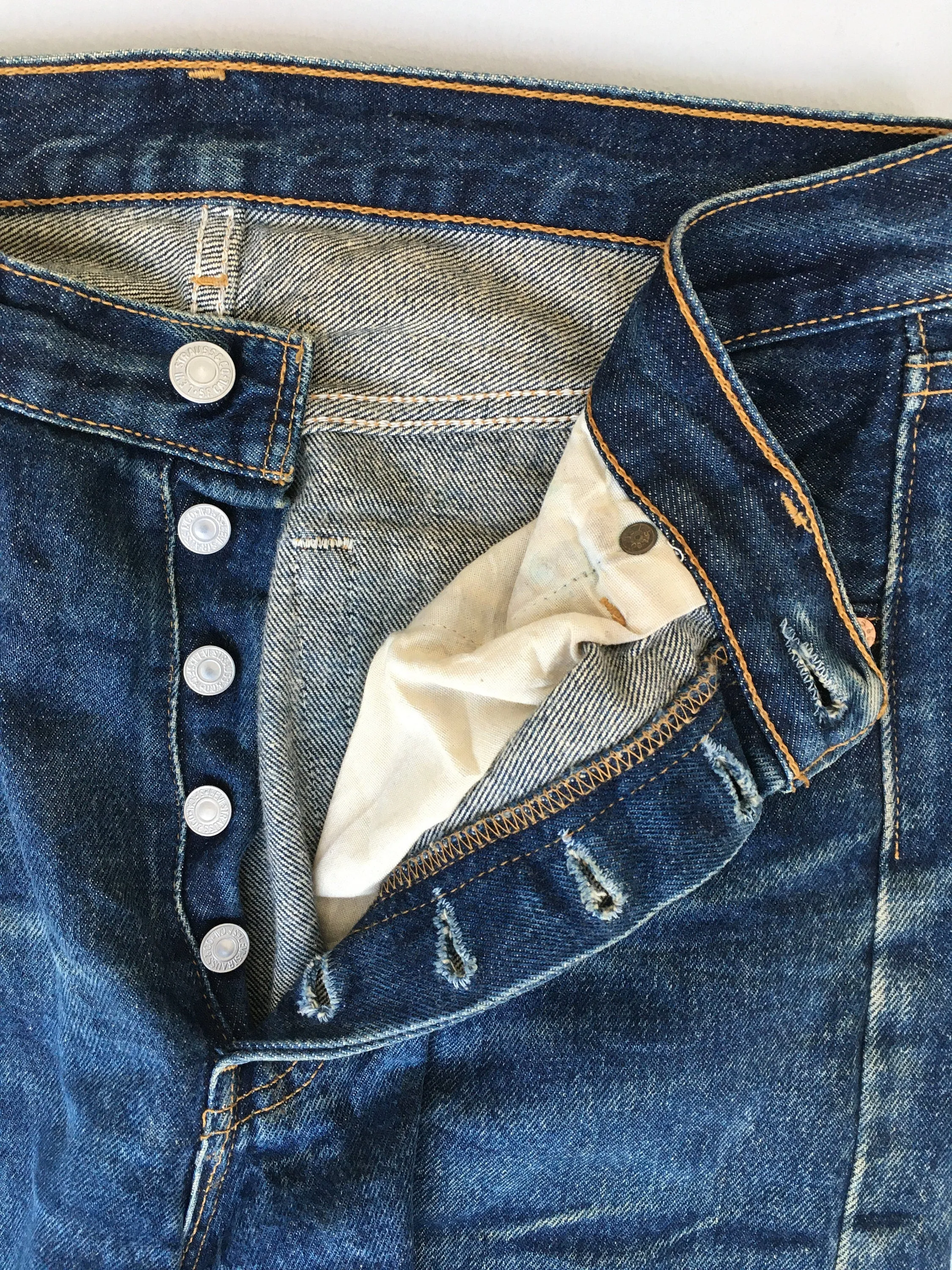 Levi's 501 Indigo Blue Jeans Size 30x30