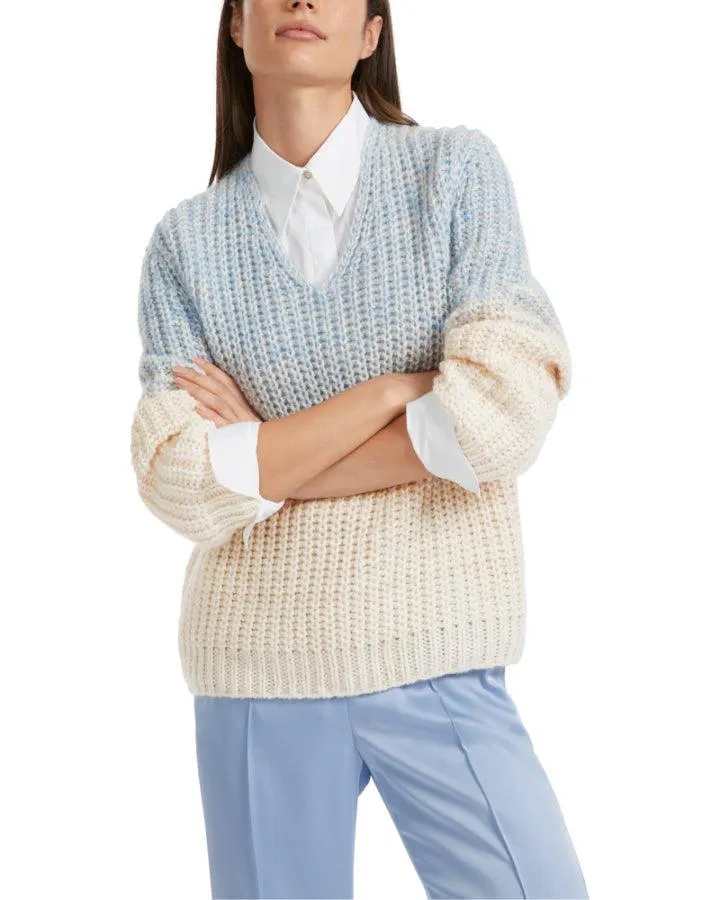 Marc Cain Chunk Knit Gradient Pullover