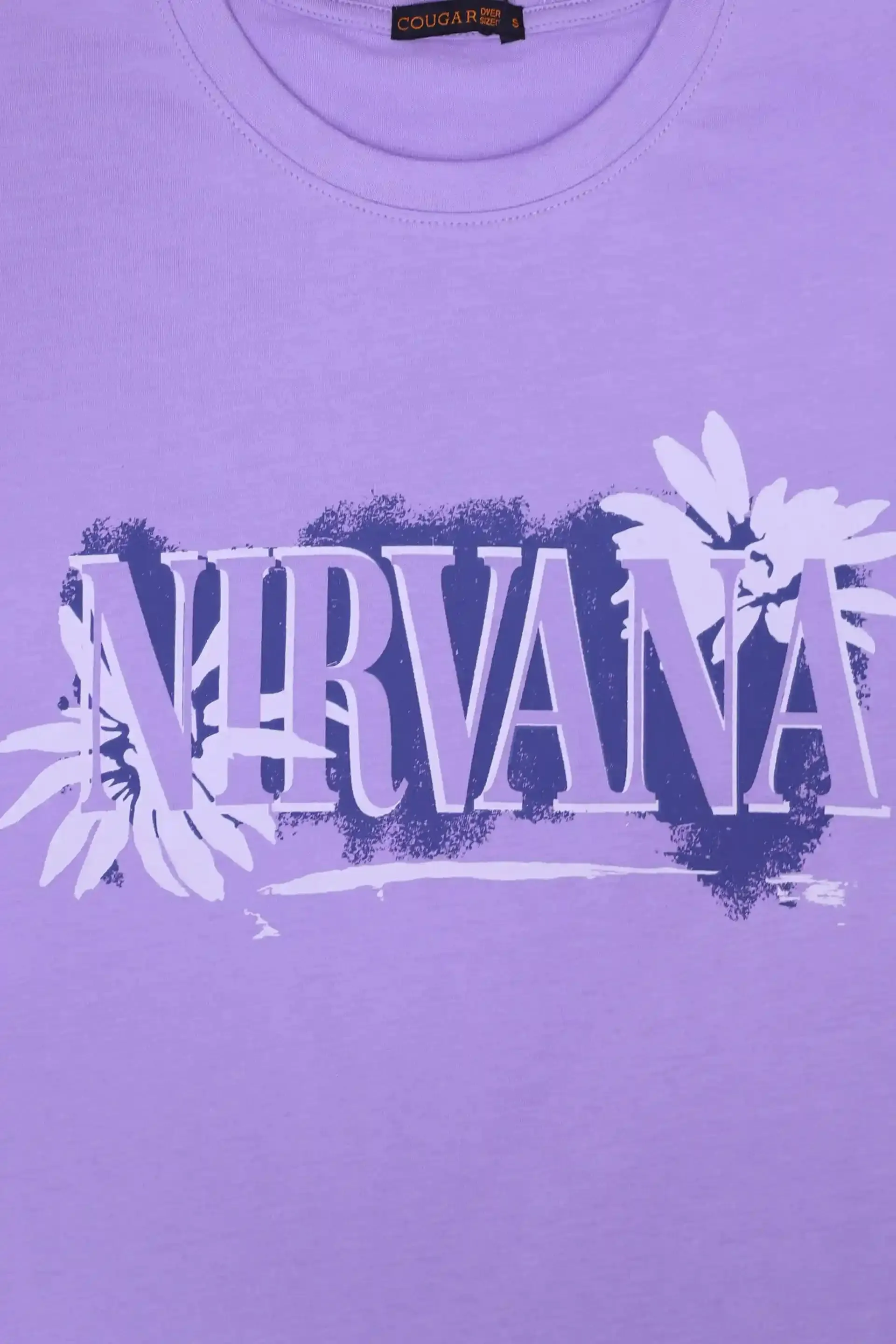 Mauve Oversized Graphic T-Shirt
