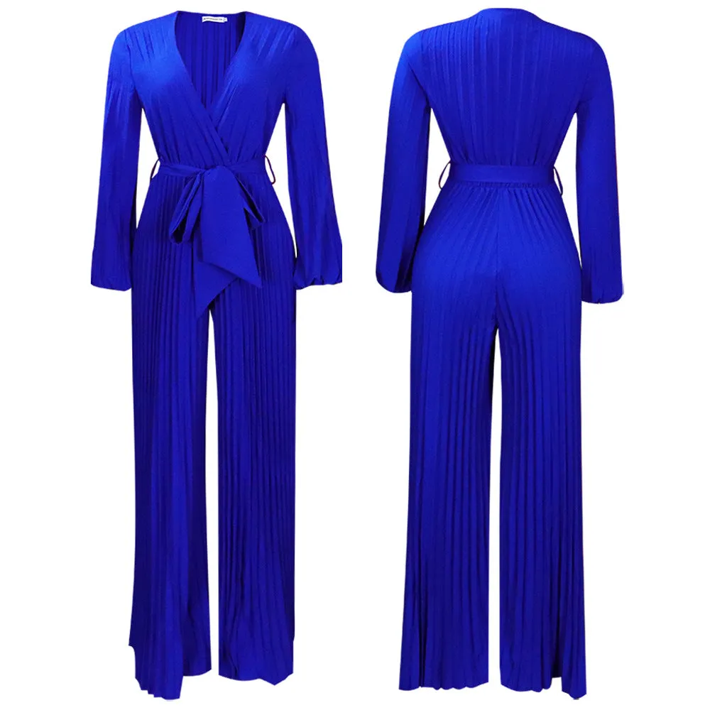 MB FASHION LONG WIDE LEG JUMPSUIT MB8648 PRE-ORDER