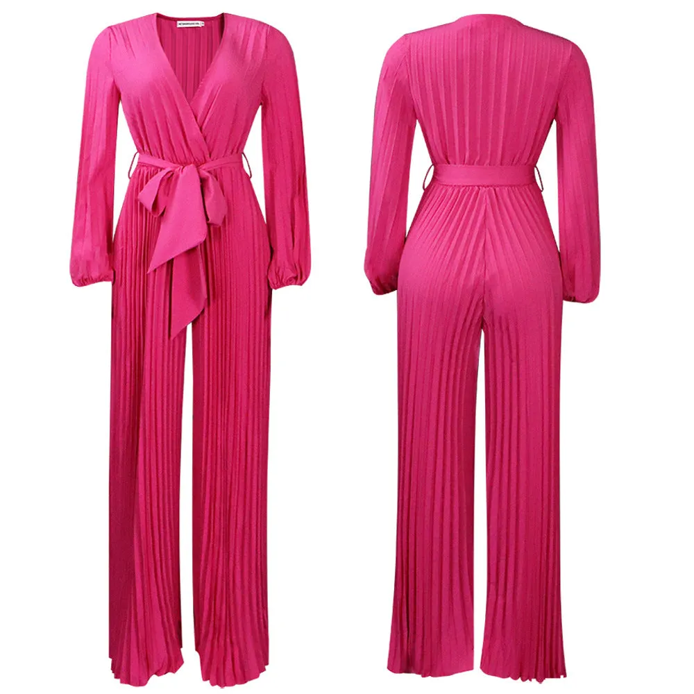 MB FASHION LONG WIDE LEG JUMPSUIT MB8648 PRE-ORDER