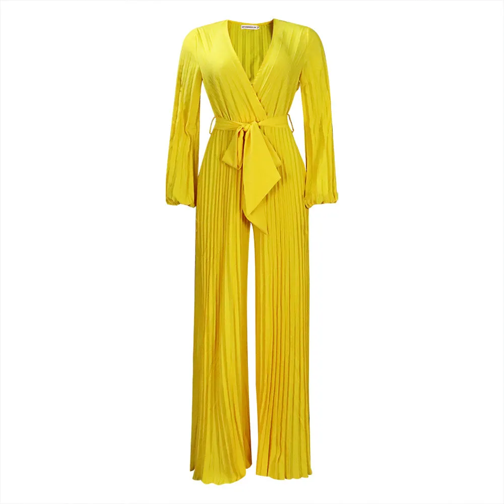 MB FASHION LONG WIDE LEG JUMPSUIT MB8648 PRE-ORDER