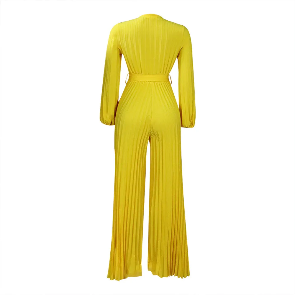 MB FASHION LONG WIDE LEG JUMPSUIT MB8648 PRE-ORDER