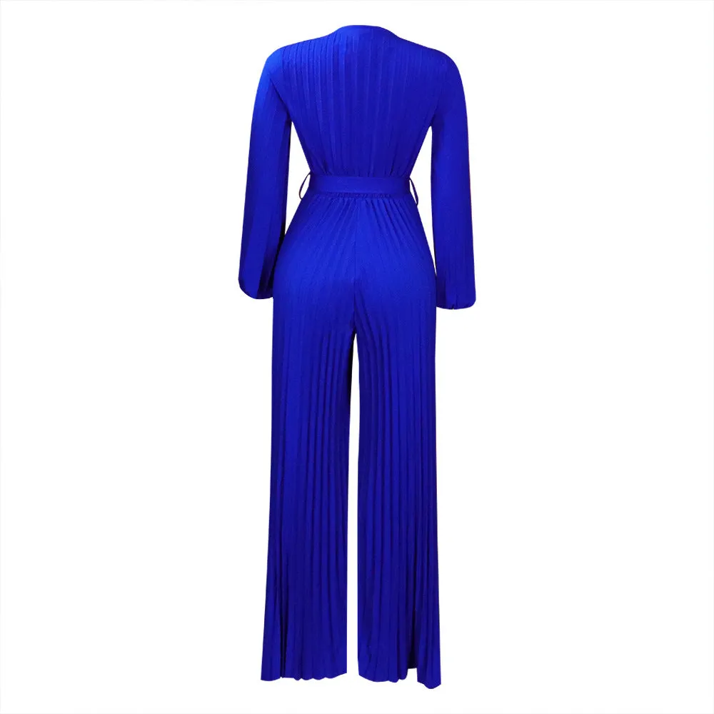 MB FASHION LONG WIDE LEG JUMPSUIT MB8648 PRE-ORDER