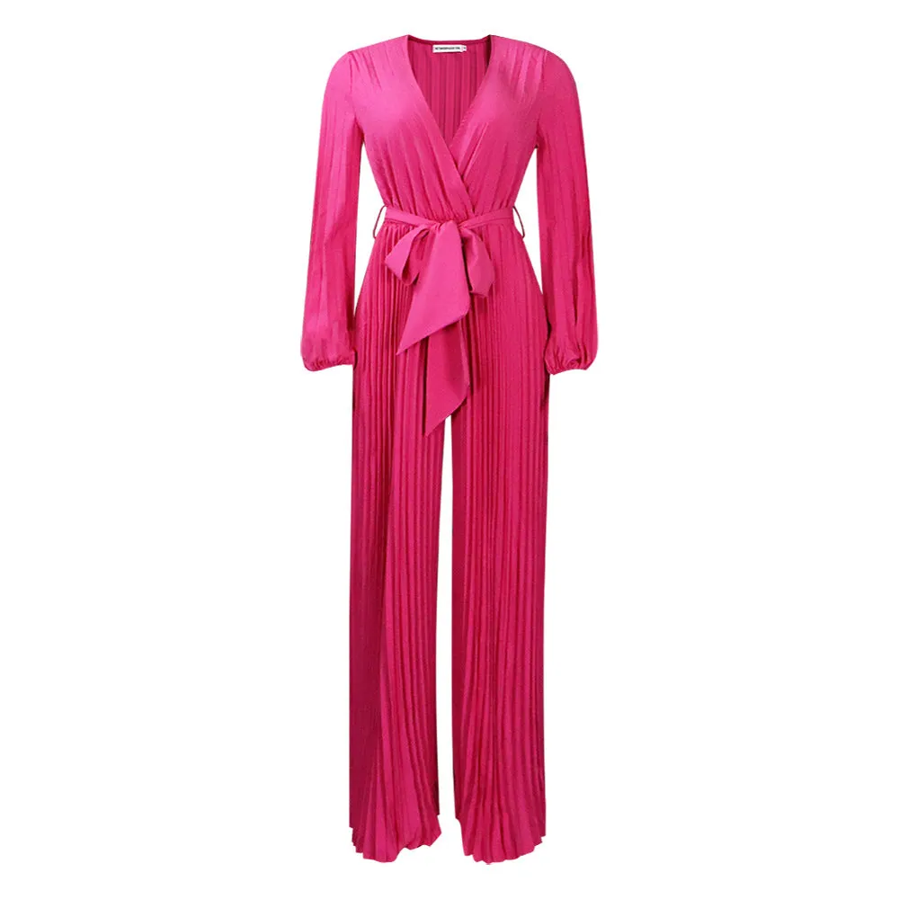 MB FASHION LONG WIDE LEG JUMPSUIT MB8648 PRE-ORDER