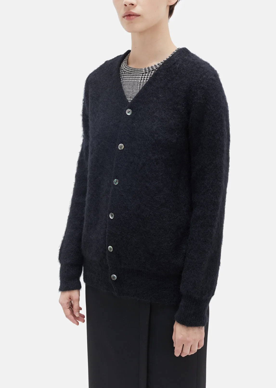 Mohair Intarsia Leopard Sweater