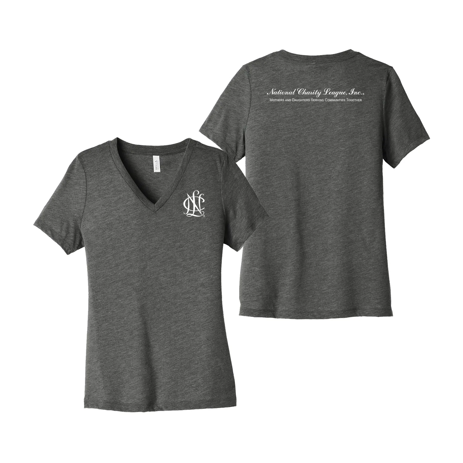 National Charity League Short Sleeve V-Neck T-Shirt - NCL Icon Tee