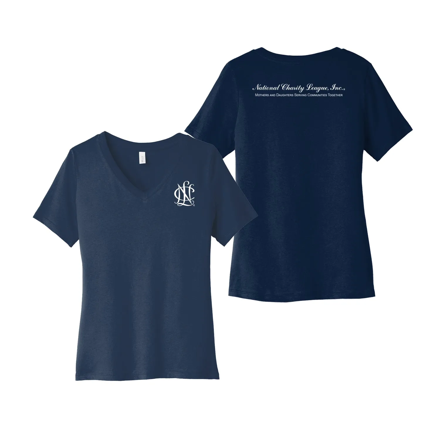 National Charity League Short Sleeve V-Neck T-Shirt - NCL Icon Tee