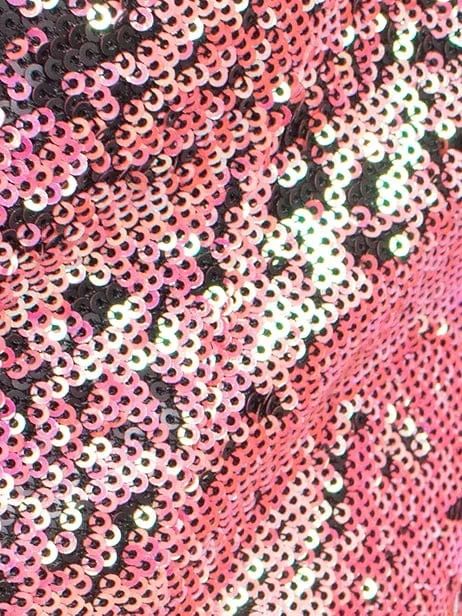 Pink and Black Sequin Blazer