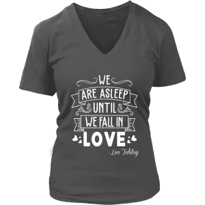 "We fall in love" V-neck Tshirt