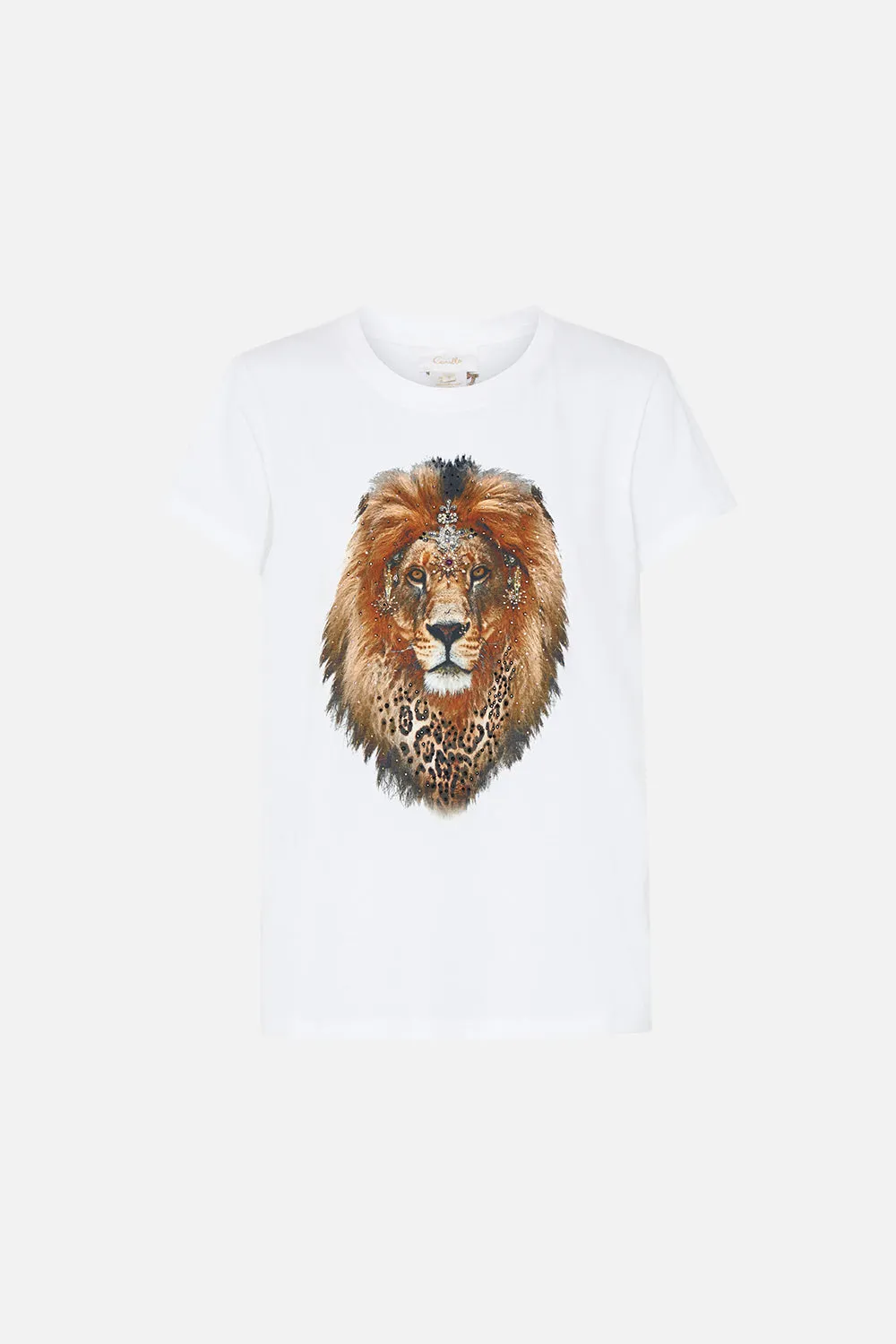 SLIM FIT  ROUND NECK T-SHIRT KITTY KAT KLUB