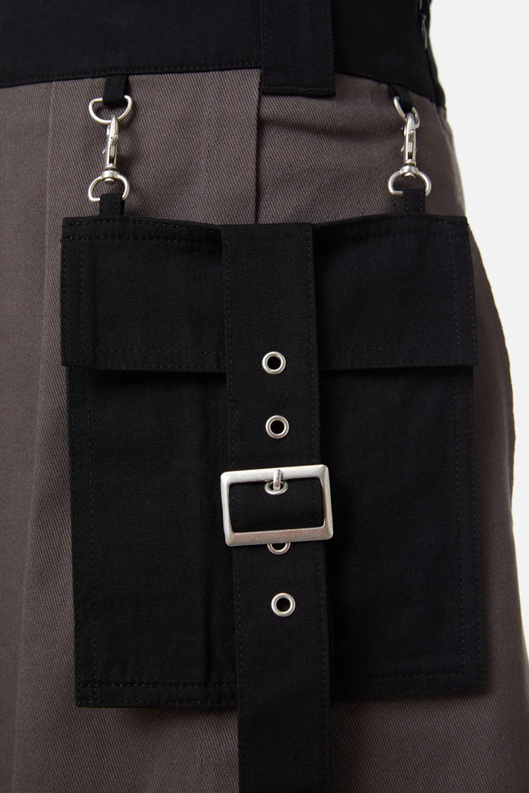 Time & Date Pleated Unisex Skirt