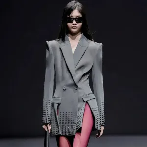 Trend4us Chic Tailored Blazer Jacket