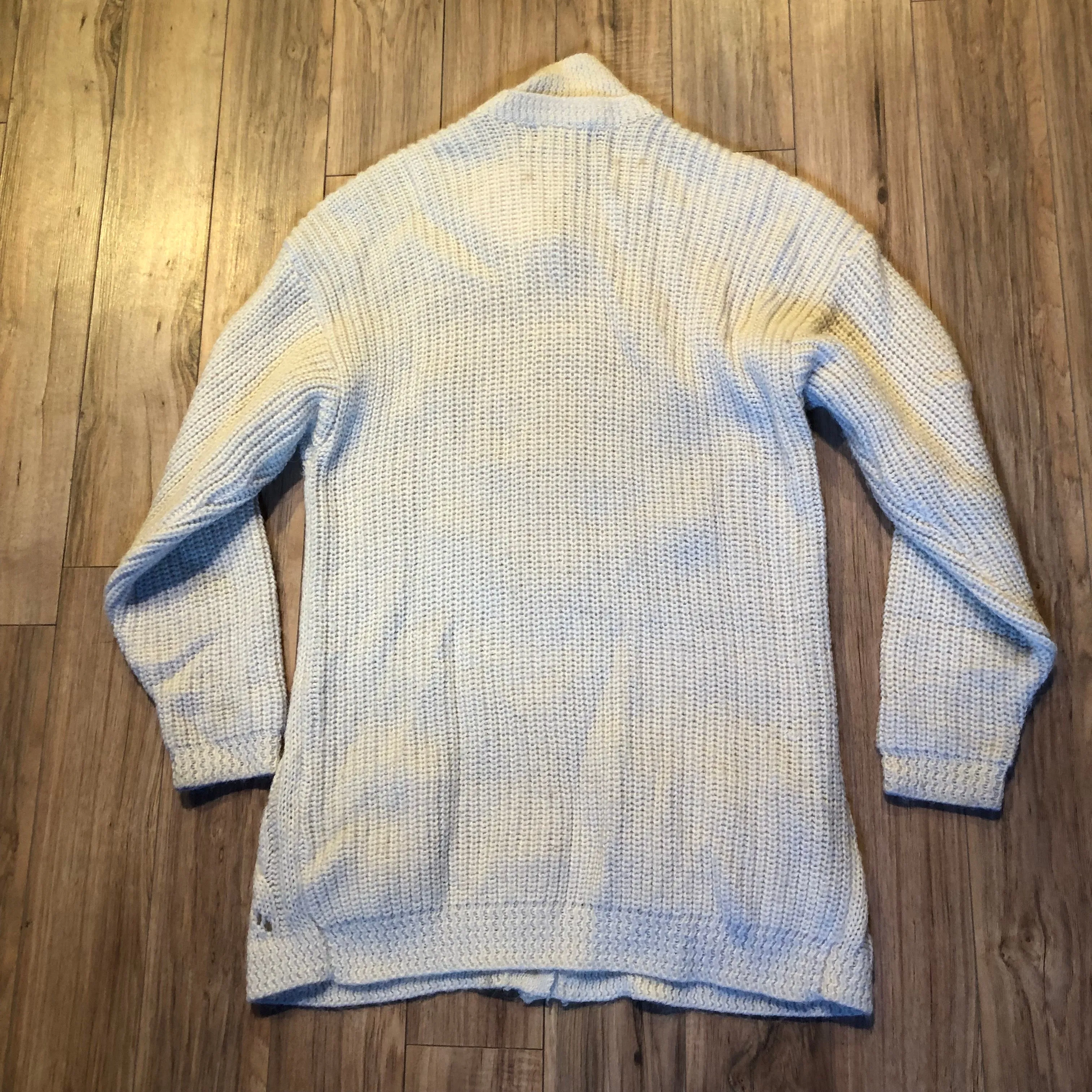 Vintage Pierre Cardin Alpaca Blend Long Cardigan, Made in USA