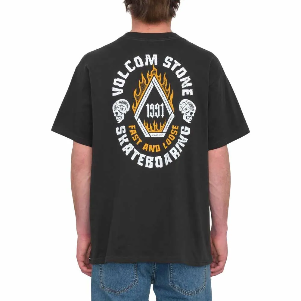 Volcom Skate Vitals Fast N Loose T-Shirt Stealth Grey