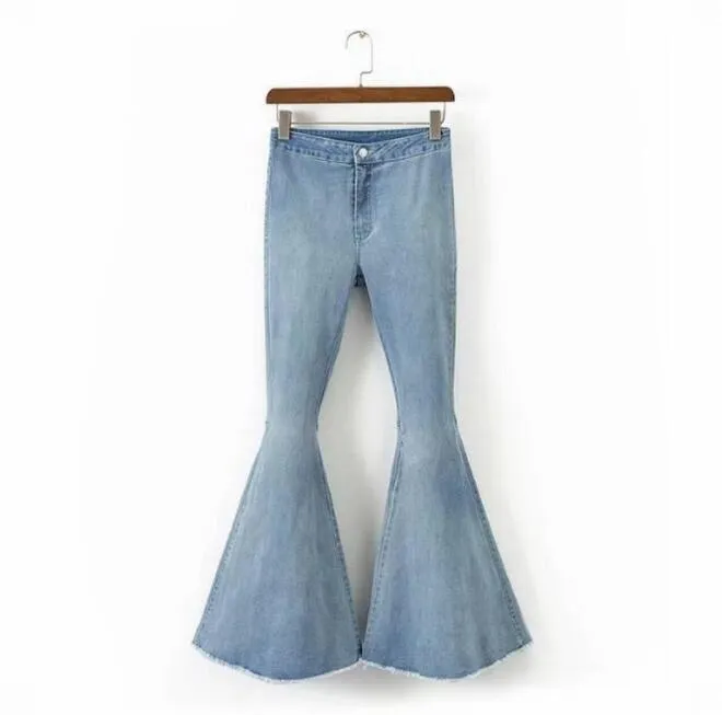 Wide Leg Flared Jeans